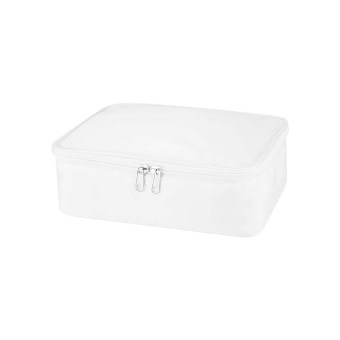 Muse organizer na kosmetyki do makijażu z certyfikatem GRS z tworzywa RPET-Złamana biel – Gift Design