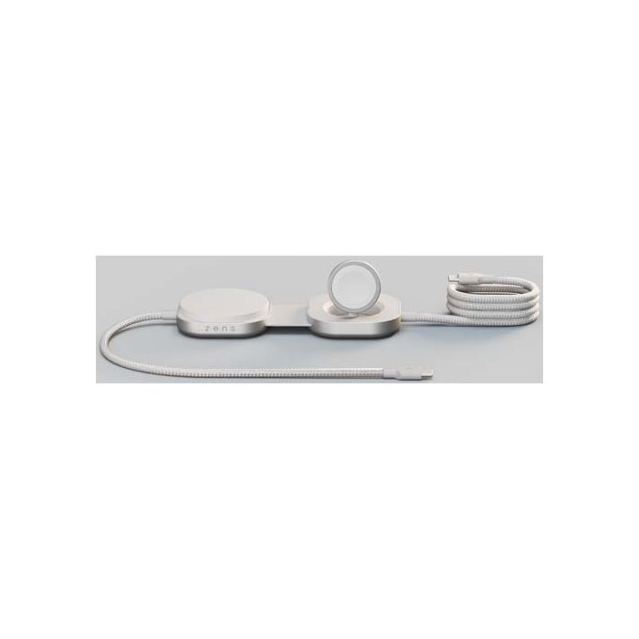 Zens Pro 3 kabel ładujący USB-C 3 w 1 o mocy 140 W-Biały – Gift Design