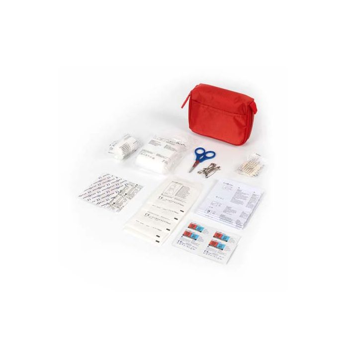 Basic 31-elementowa apteczka pierwszej pomocy-Czerwony – Gift Design