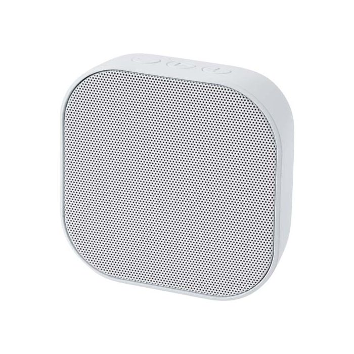Stark głośnik Bluetooth® 2.0 o mocy 3 W z tworzyw sztucznych pochodzących z recyklingu z certyfikatem RCS-Biały – Gift Design