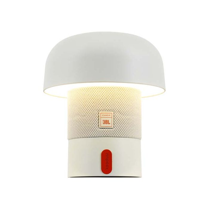 Kooduu Sensa Play Mini przenośny głośnik i lampa-Biały – Gift Design