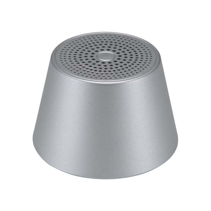 SMART 3 W - głośnik z magnesem, wykonany z recyklingowanego aluminium-Srebrny – Gift Design