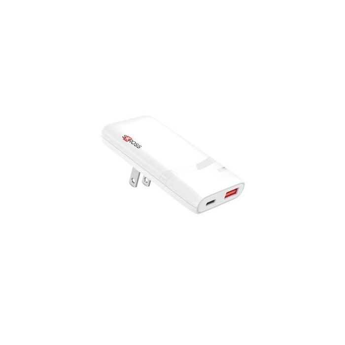 Ładowarka wielozłączowa SKROSS® Klip Slim 65 W-Biały – Gift Design