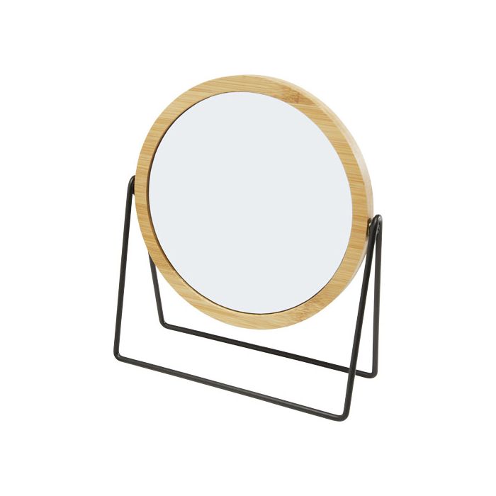 Hyrra bambusowe lustro stojące-Naturalny – Gift Design