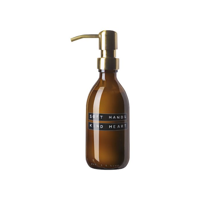 Wellmark Soft Hands dozownik do balsamu do rąk o pojemności 250 ml-Jasno bursztynowy – Gift Design