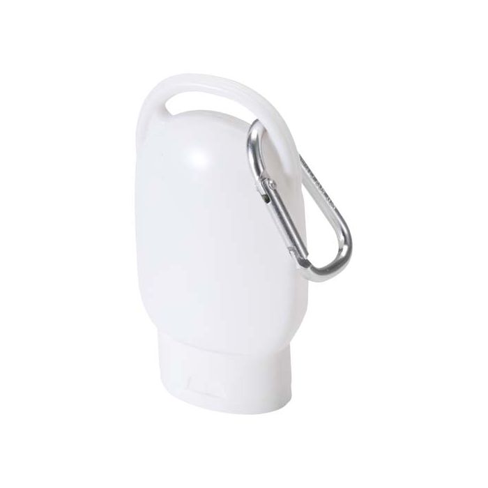 Rosie krem przeciwsłoneczny z filtrem SPF 30 z karabińczykiem-Biały – Gift Design