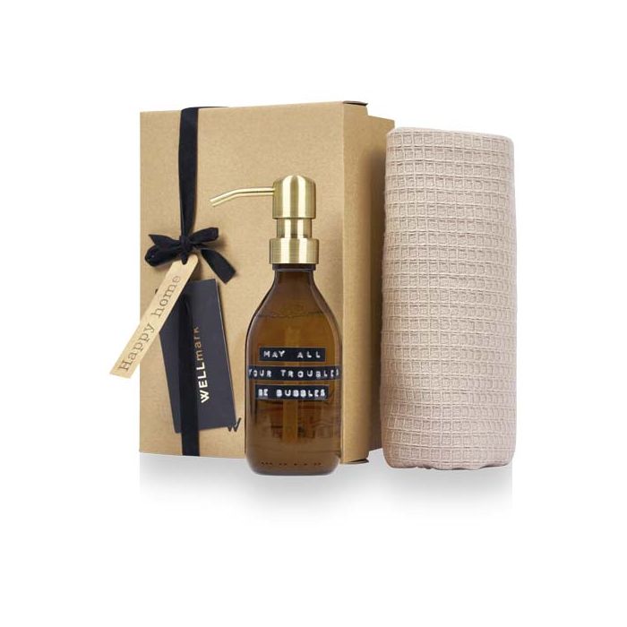 Wellmark Happy Home pudełko upominkowe-Jasno bursztynowy – Gift Design