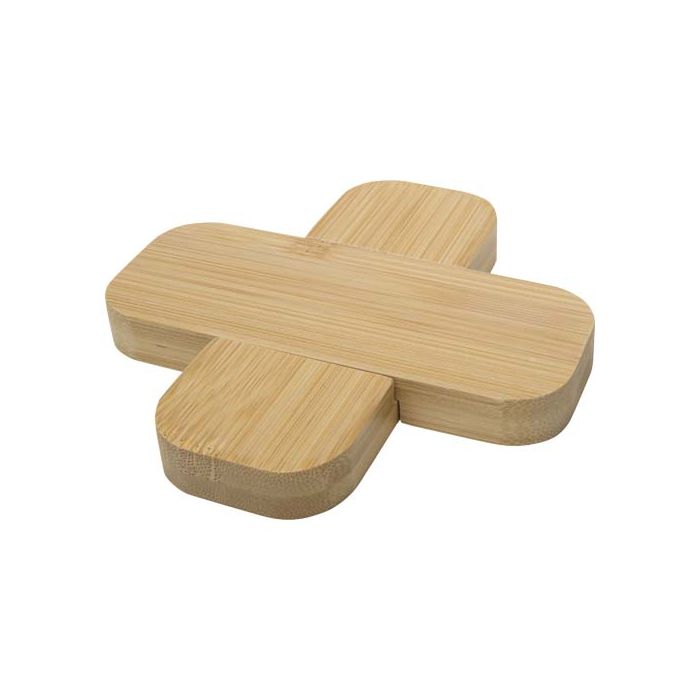 Croc podkładka bambusowa - mała-Naturalny – Gift Design