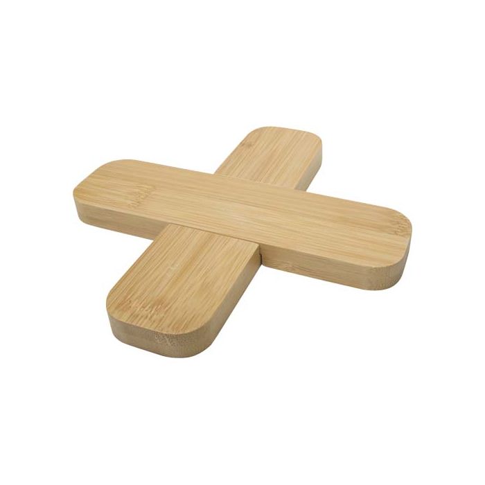 Croc podkładka bambusowa - duża-Naturalny – Gift Design