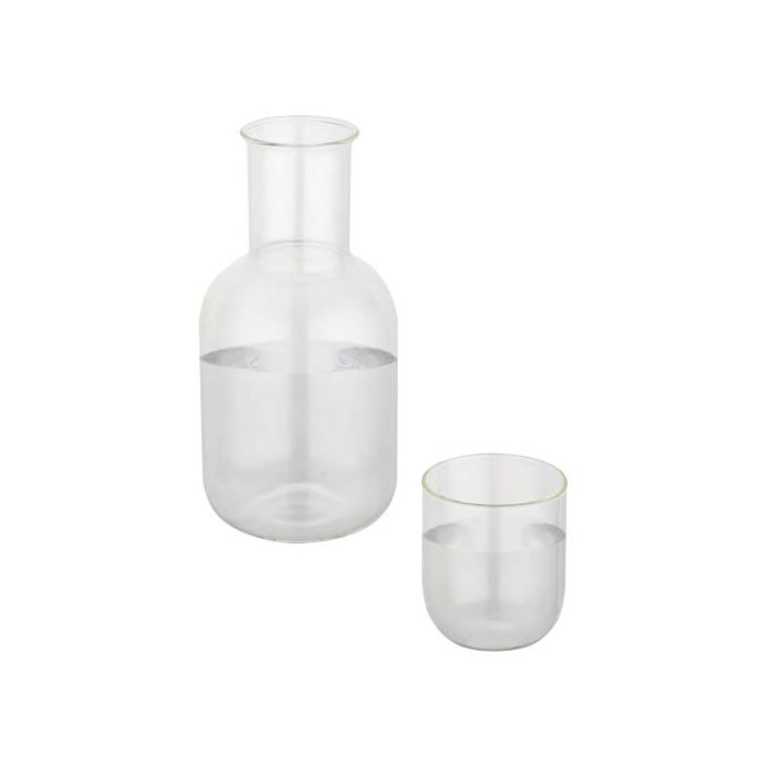 Amelie zestaw szklanej karafki i szklanek-Przezroczysty – Gift Design