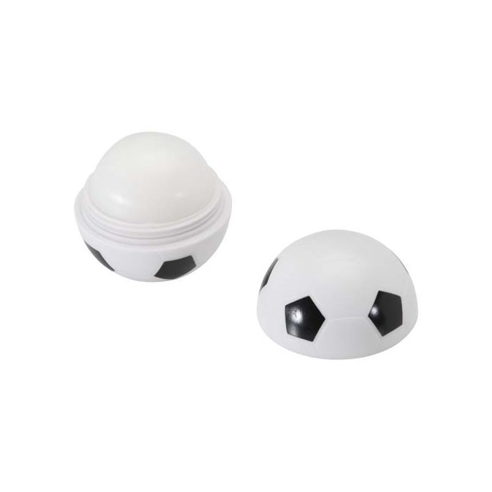 Zuri balsam do ust o zapachu wanilii w kształcie piłki nożnej z filtrem SPF 15-Czarny – Gift Design