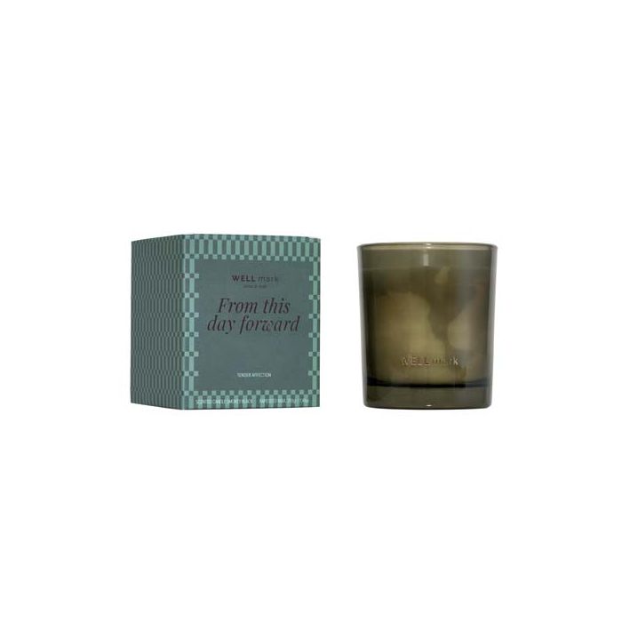 Świeca zapachowa Wellmark Tender Affection 210 g -Zielony błysk – Gift Design