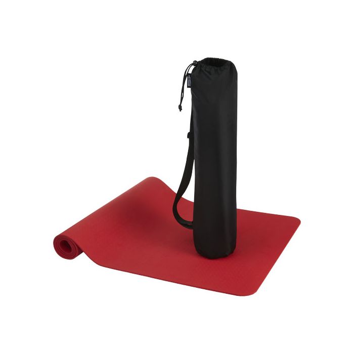 Virabha mata do jogi z TPE z recyklingu-Czerwony – Gift Design