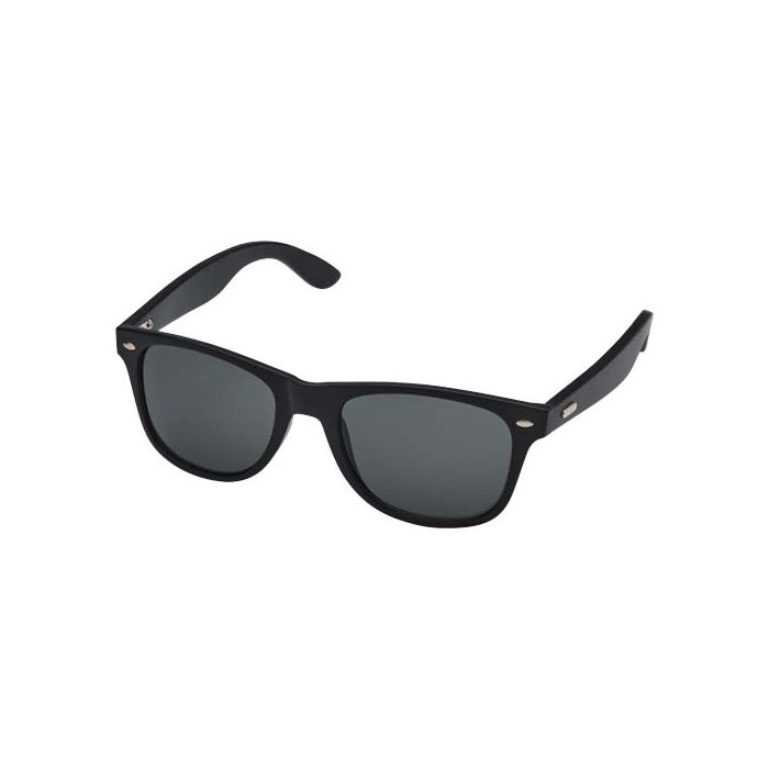 Bambusowe okulary przeciwsłoneczne Arlo z czarną powłoką-Czarny – Gift Design