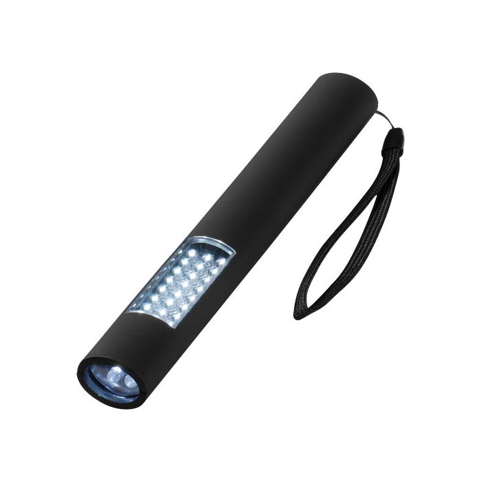 Latarka magnetyczna LED 28-diodowa Lutz-Czarny – Gift Design