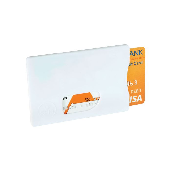Futerał ochronny na karty kredytowe RFID-Biały – Gift Design