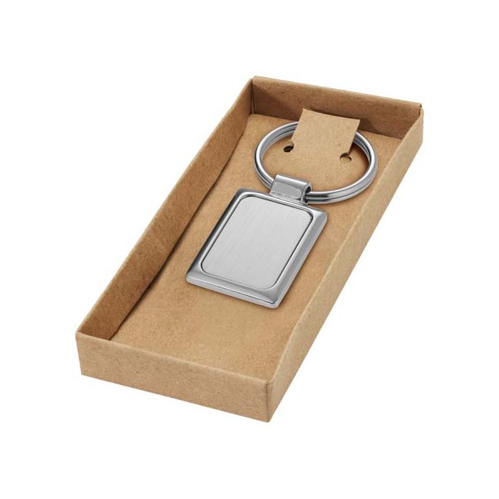 Brelok prostokątny-Srebrny – Gift Design
