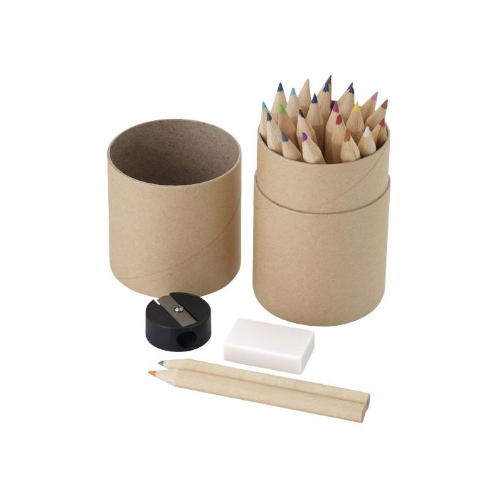 Kredki - zestaw 26 elementów-Naturalny – Gift Design