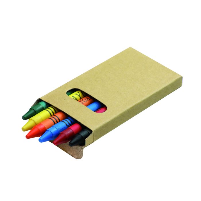 Kredki świecowe 6 szt. PICTA – Gift Design