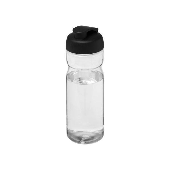 Bidon H2O Base® o pojemności 650 ml z wieczkiem zaciskowym-Przezroczysty – Gift Design
