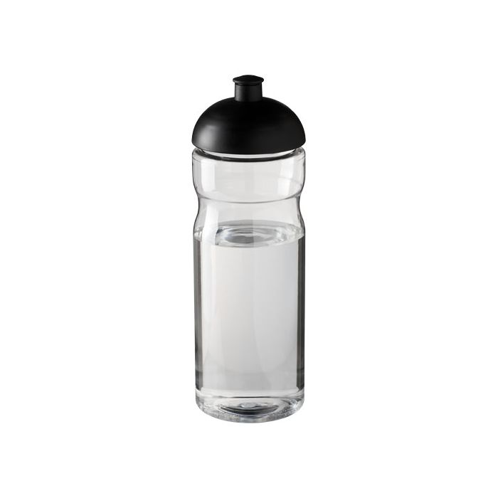 Bidon H2O Base® o pojemności 650 ml z wypukłym wieczkiem-Przezroczysty – Gift Design