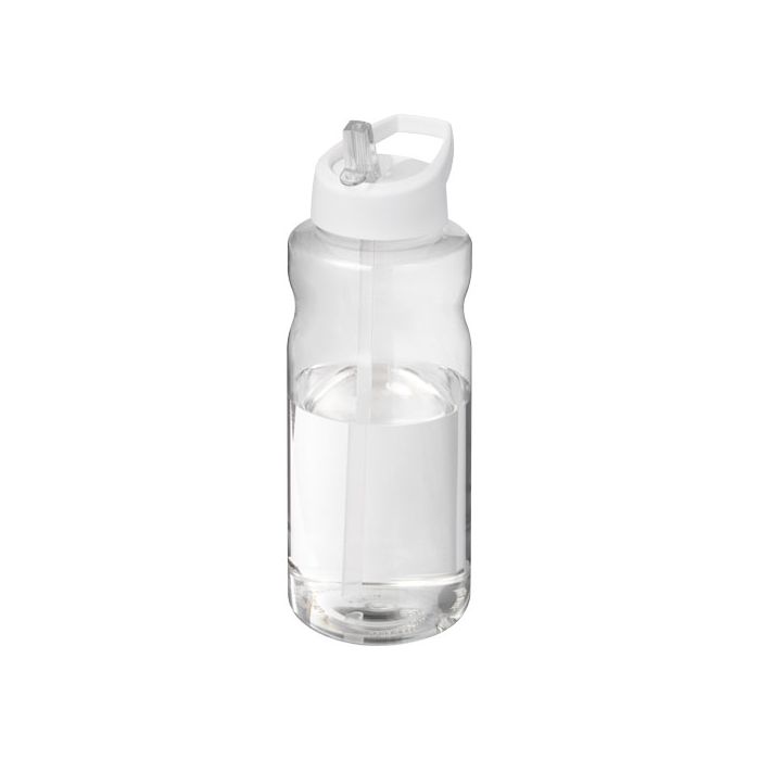 H2O Active® Big Base bidon z dzióbkiem o pojemności 1 litra-Biały – Gift Design