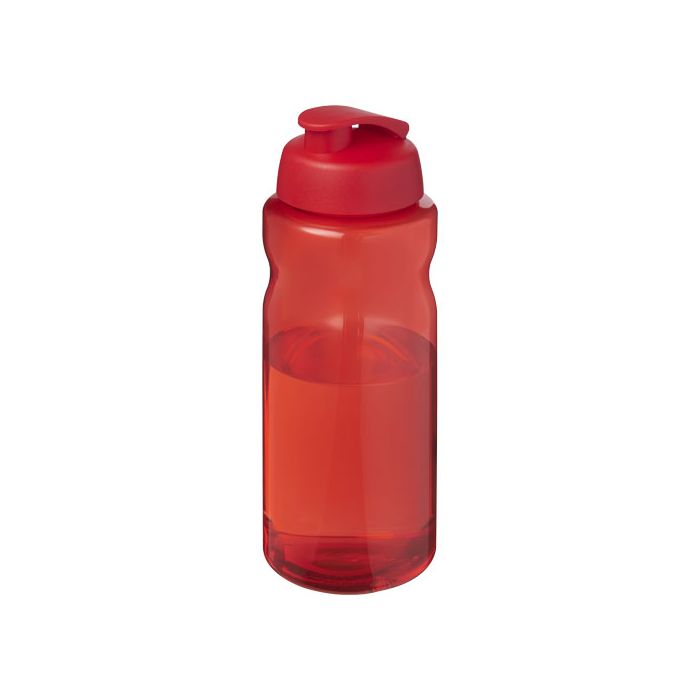 H2O Active® Eco Big Base bidon z wieczkiem zaciskowym o pojemności 1 litra-Czerwony – Gift Design