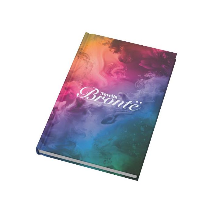 Notatnik A5 Novella Brontë w twardej oprawie matowej, 100 kartek-Biały – Gift Design