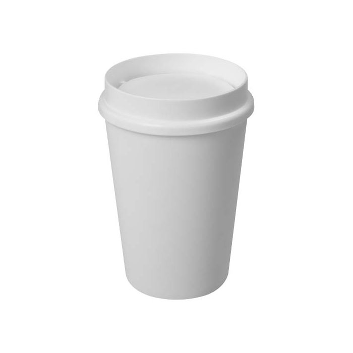 Americano® Switch kubek o pojemności 300 ml z pokrywką 360°-Biały – Gift Design