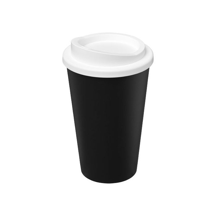 Kubek Americano Eco z recyklingu o pojemności 350 ml-Czarny – Gift Design