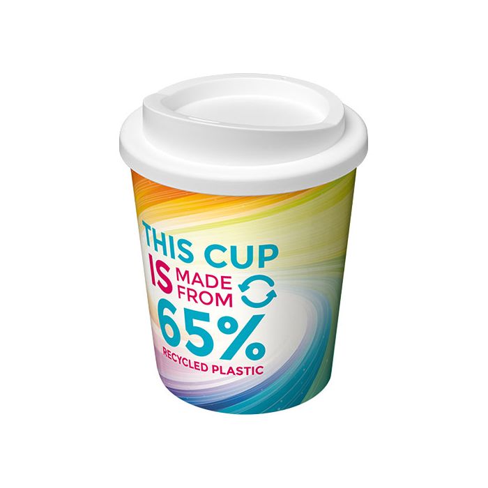 Brite-Americano® Eco izolowany kubek o pojemności 250 ml-Biały – Gift Design