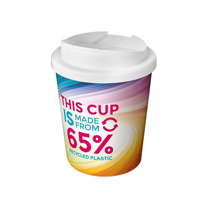 Brite-Americano® Eco szczelny izolowany kubek o pojemności 250 ml-Biały – Gift Design