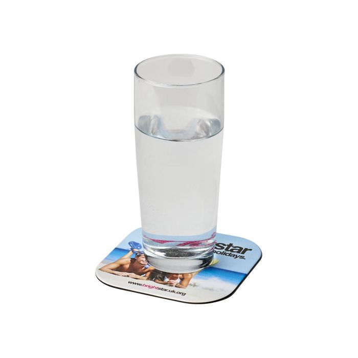Podkładka kwadratowa Brite-Mat®-Czarny – Gift Design