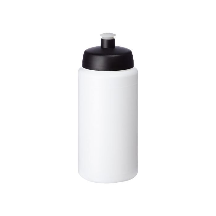 Bidon Baseline® Plus o pojemności 500 ml ze sportowym wieczkiem i uchwytem-Biały – Gift Design