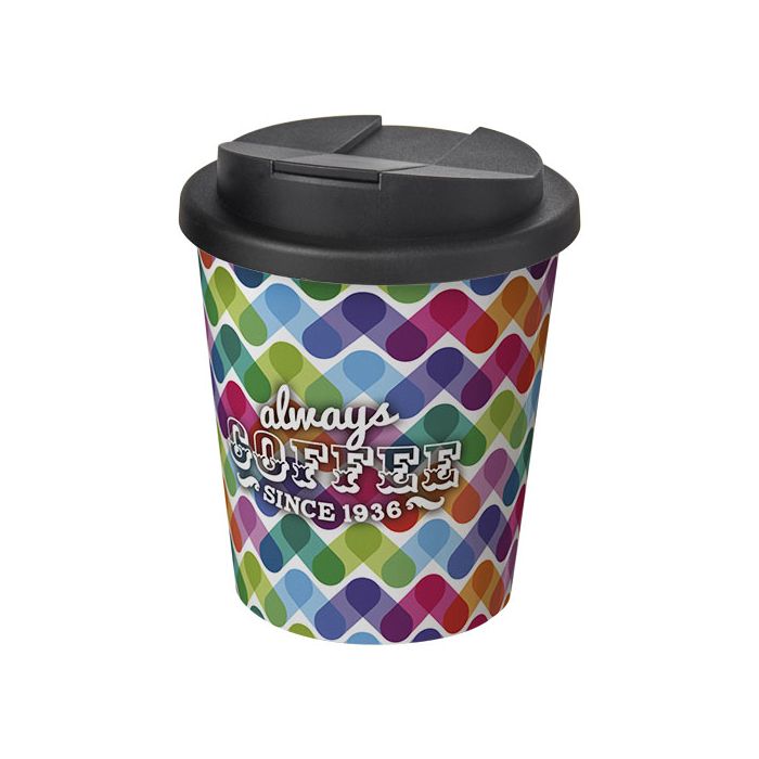 Brite-Americano® Espresso 250 ml tumbler with spill-proof lid-Biały – Gift Design