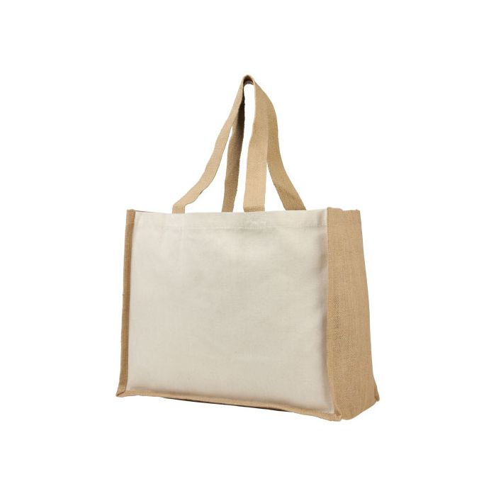 Torba z płótna 320 g-m² i juty Varai-Naturalny – Gift Design