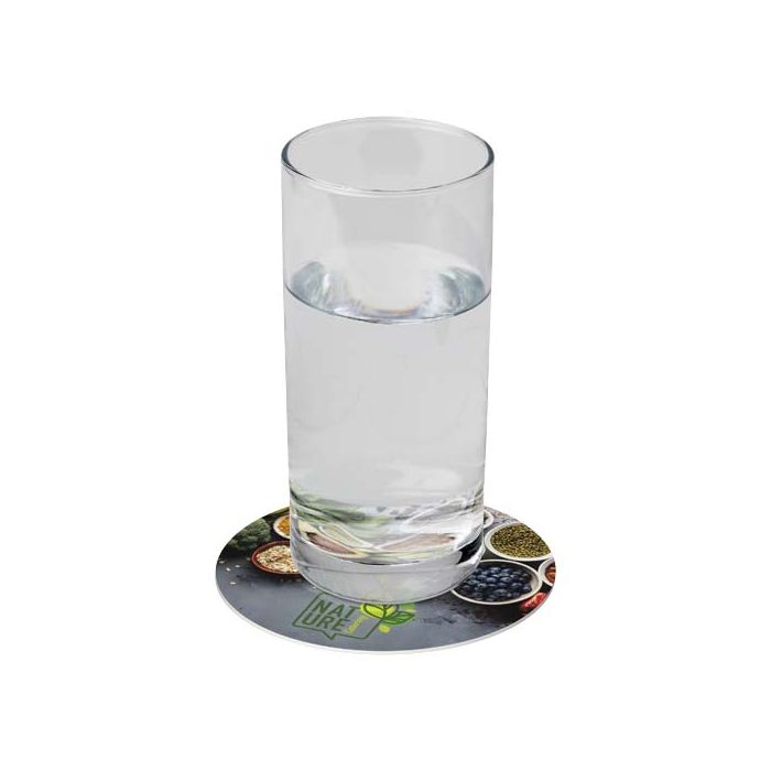 Lumin okrągła podkładka-Biały – Gift Design