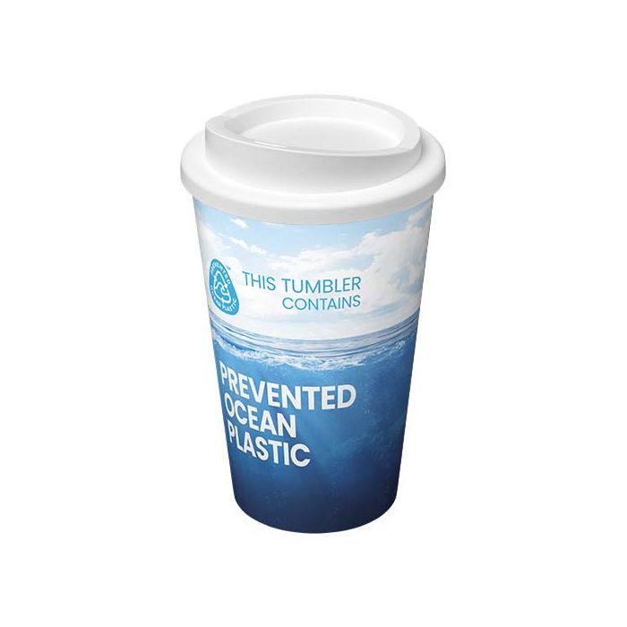Brite-Americano® POP kubek termiczny o pojemności 350 ml-Biały – Gift Design