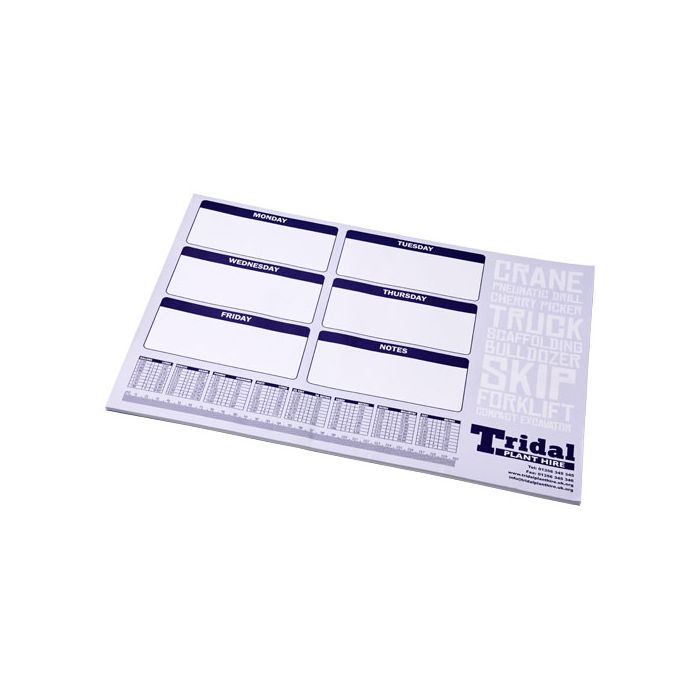 Notatnik Desk-Mate® w formacie A2-Biały – Gift Design