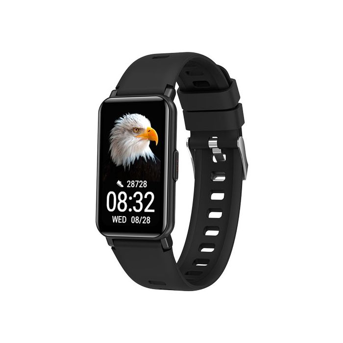 Sportowa inteligentna opaska z GPS Prixton AT806-Czarny – Gift Design
