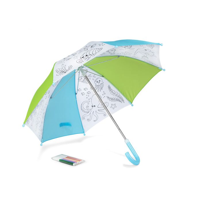 Parasol do kolorowania KIDDI z pisakami – Gift Design