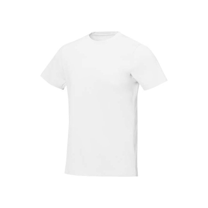 Męski t-shirt Nanaimo z krótkim rękawem 160 g-m²-Biały – Gift Design