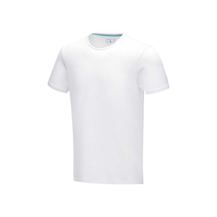 Męski organiczny t-shirt Balfour-Biały – Gift Design