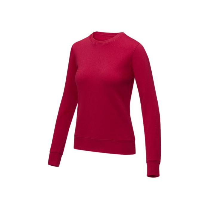 Zenon damska bluza z okrągłym dekoltem -Czerwony – Gift Design