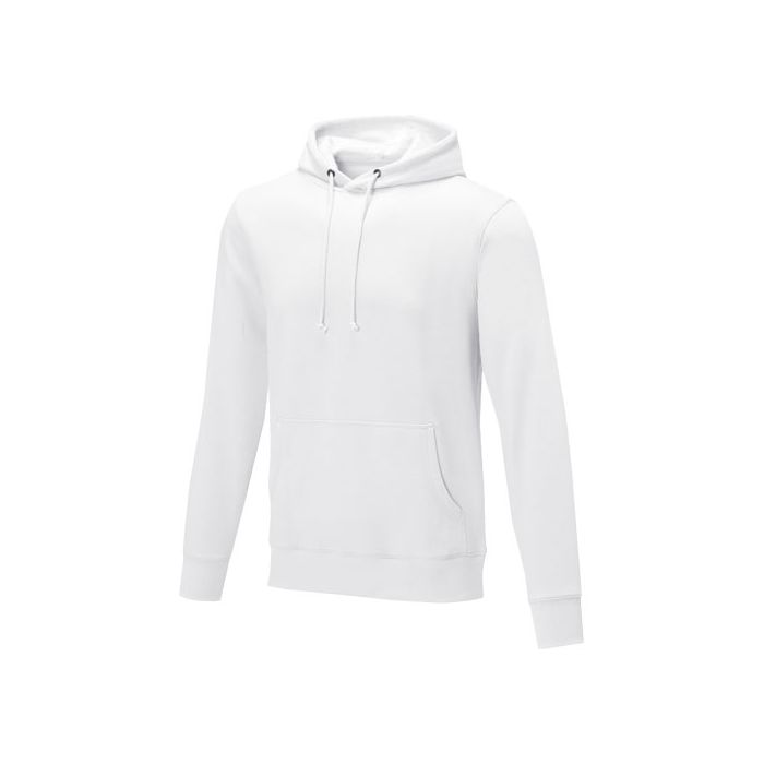 Charon bluza z kapturem unisex 240 g-m²-Biały – Gift Design