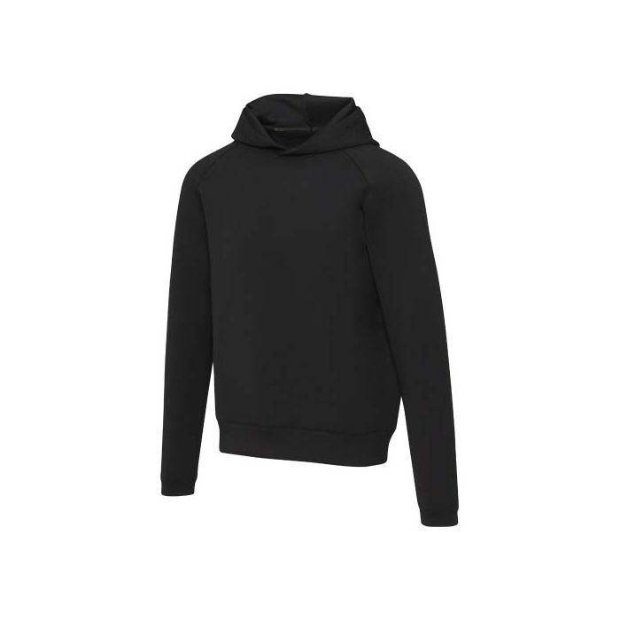 Danali sportowa bluza z kapturem typu unisex z dzianiny interlock 350 g-m²-Czarny – Gift Design