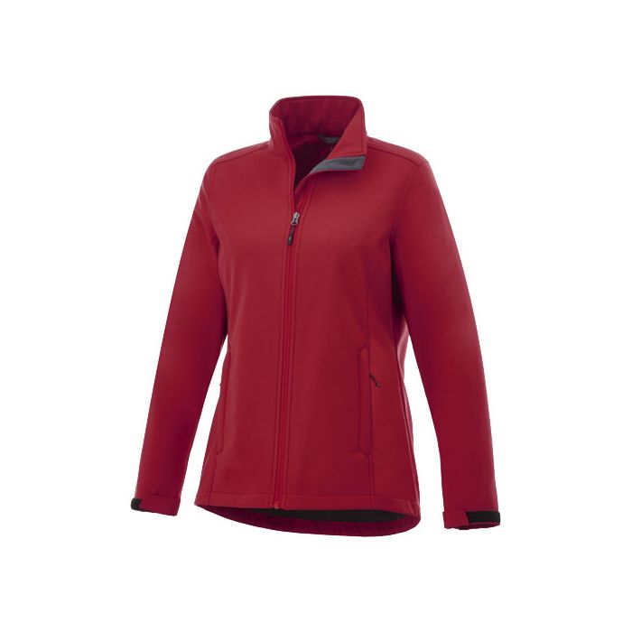 Damska kurtka typu softshell Maxson-Czerwony – Gift Design