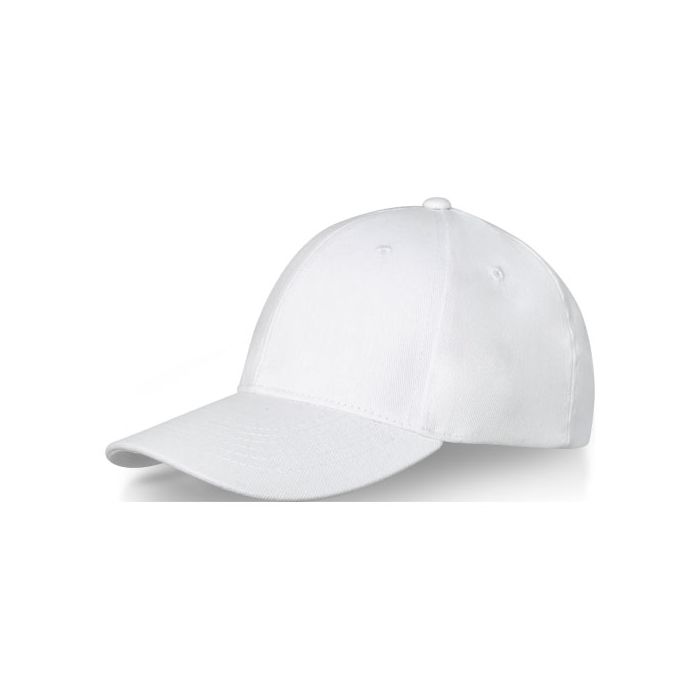 6-panelowa czapka Davis 260 g-m²-Biały – Gift Design
