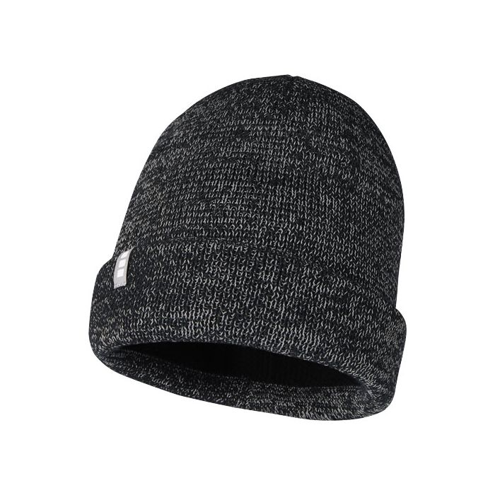 Rigi czapka odblaskowa typu beanie-Czarny – Gift Design