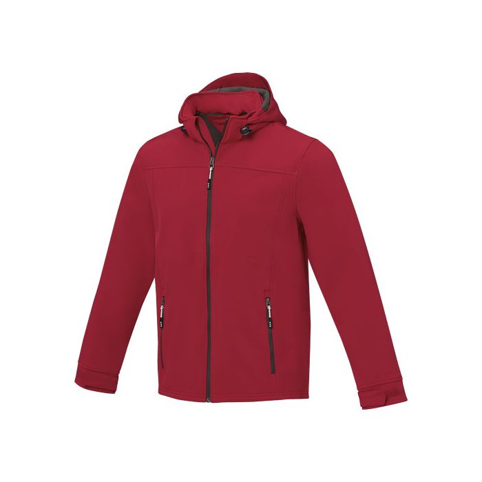 Męska kurtka softshell Langley-Czerwony – Gift Design